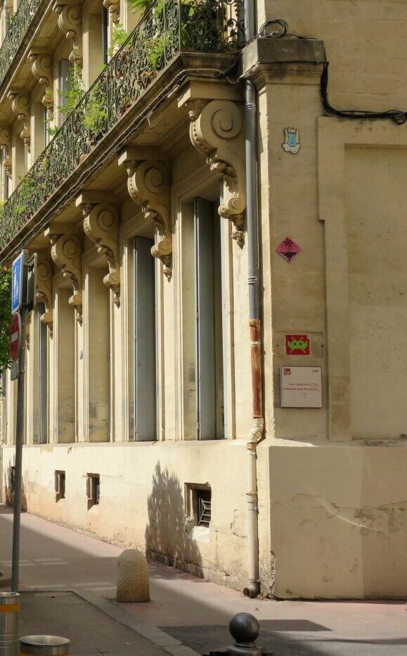 MPL_23, Space Invader de la rue Astruc — Street art de Invader à Montpellier