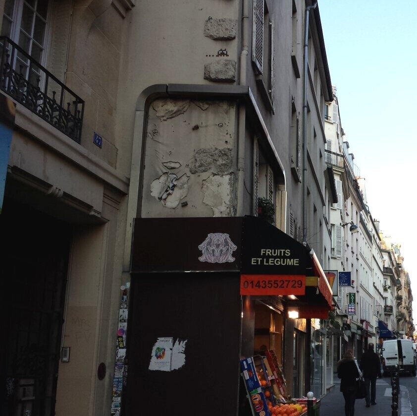 PA_245, Space Invader de la rue Oberkampf — Street art de Invader à Paris