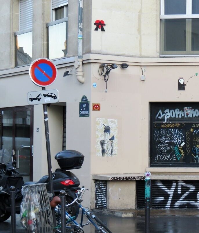 PA_38, Space Invader de la rue de Charonne — Street art de Invader, A2 à Paris