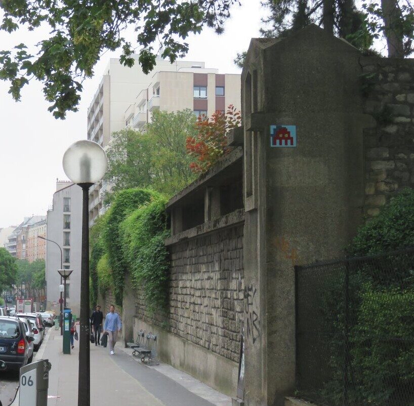 PA_521, Space Invader de la rue de Belleville — Street art de Invader à Paris