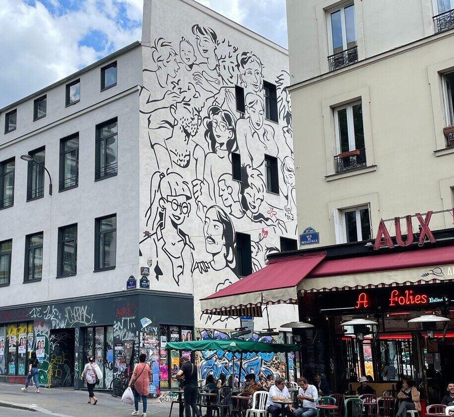 PA_632, Space Invader de la rue Dénoyez — Street art de Invader à Paris