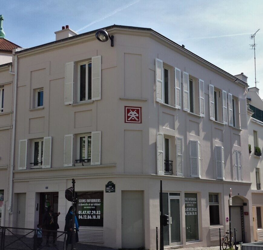 PA_817, Space Invader de la rue Saint-Blaise — Street art de Invader à Paris