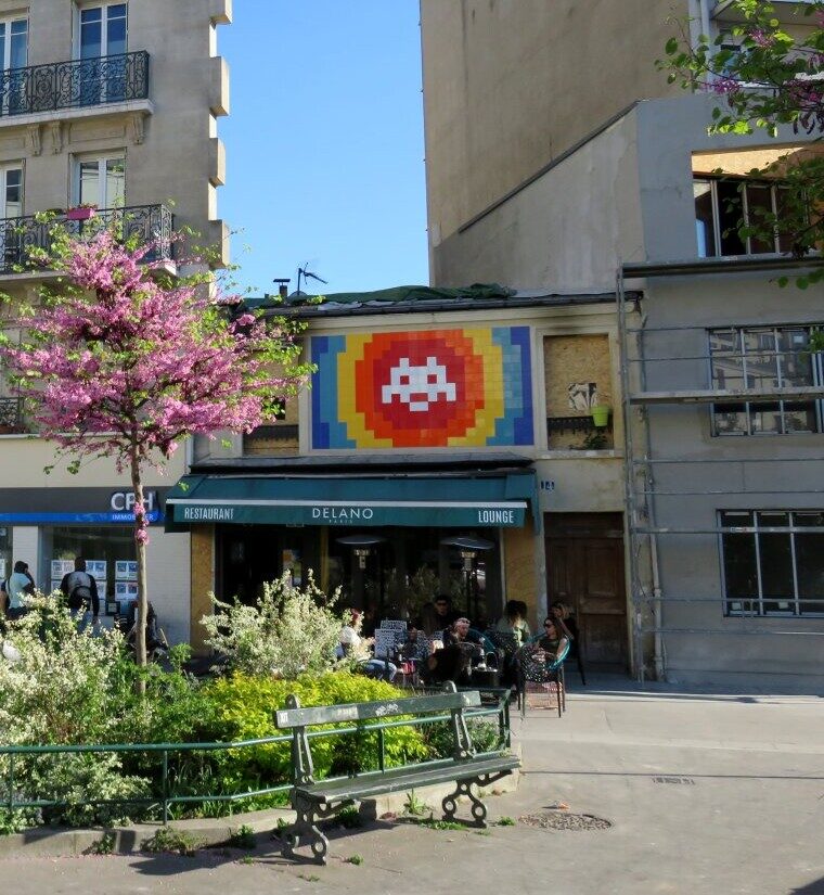 PA_1174, Space Invader de la rue des Fonds-Verts — Street art de Invader à Paris