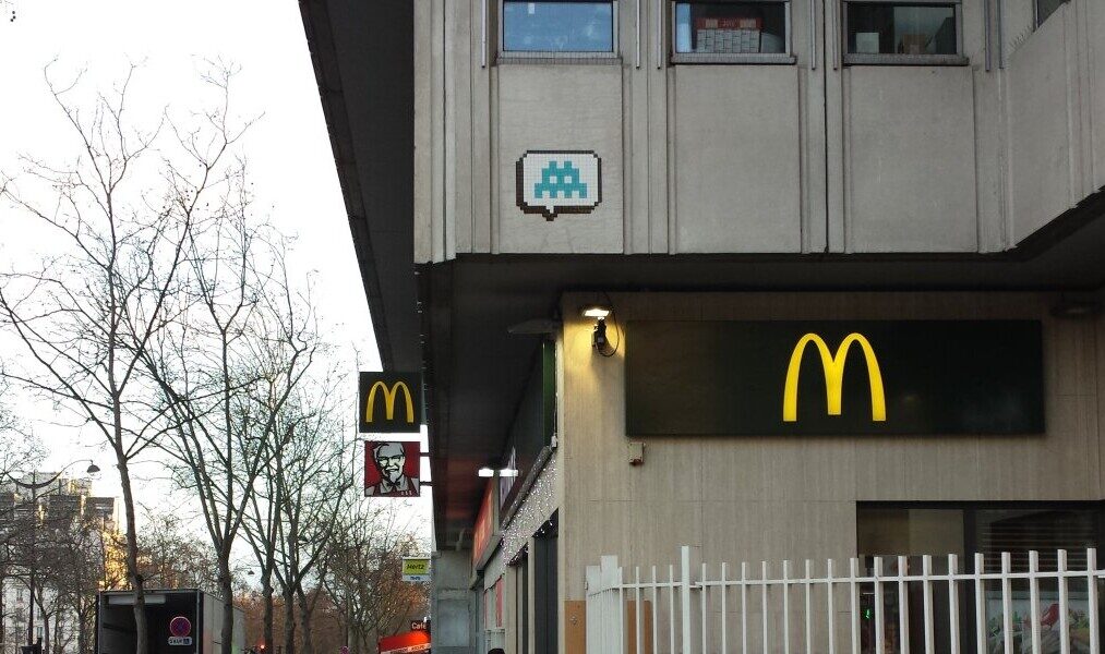 PA_1179, Space Invader on 213 boulevard Vincent Auriol — Street art by Invader in Paris