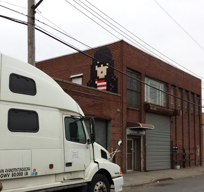 NY_149, Space Invader de Gardner Ave — Street art de Invader à New York