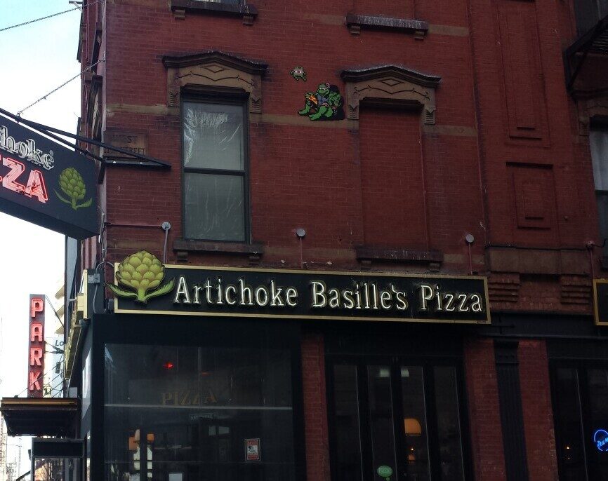 NY_163, Space Invader on 116 10th Ave — Street art by Invader in New York