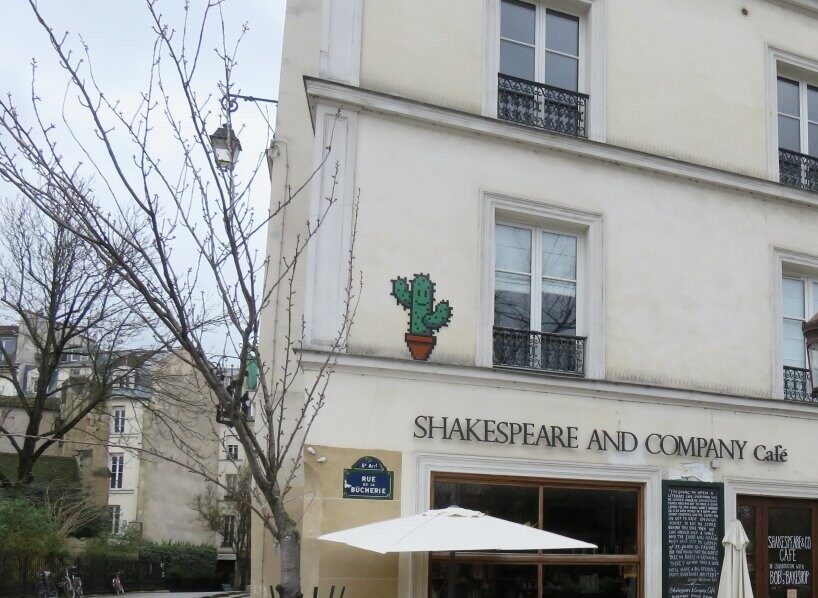 PA_1200, Space Invader de la rue de la Bûcherie — Street art de Invader à Paris