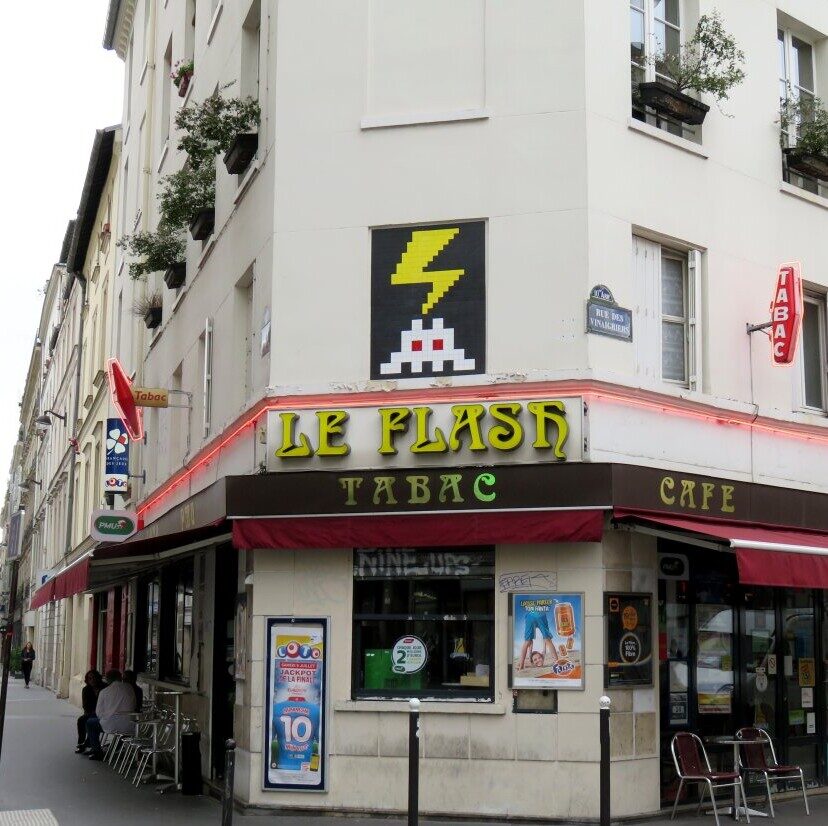 PA_1207, Space Invader de la rue Lucien Sampaix — Street art de Invader à Paris