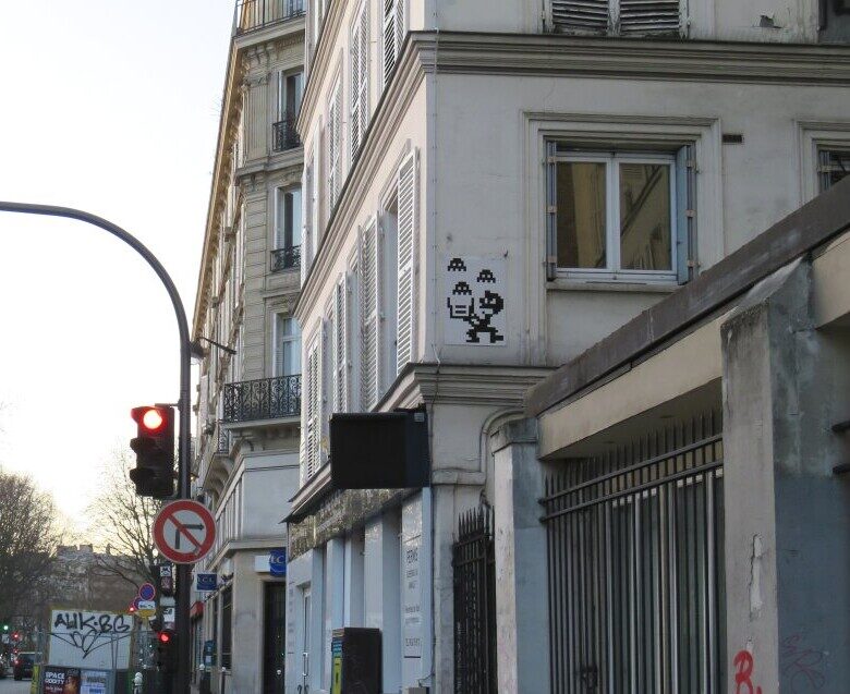 PA_1248, Space Invader du boulevard Richard Lenoir — Street art de Invader à Paris