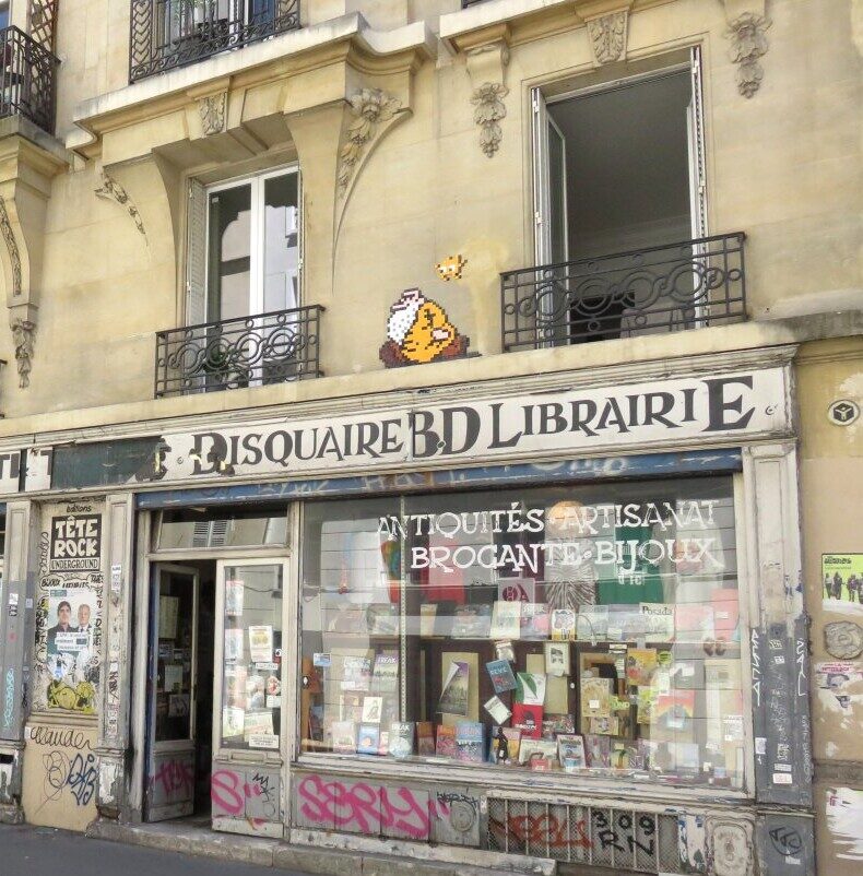 PA_1277, Space Invader de la rue Jean-Pierre Timbaud — Street art de Invader à Paris