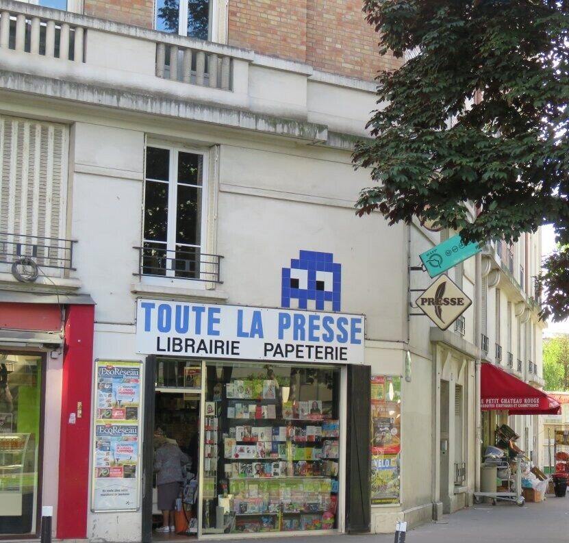 PA_1279, Space Invader du boulevard Lefebvre — Street art de Invader à Paris