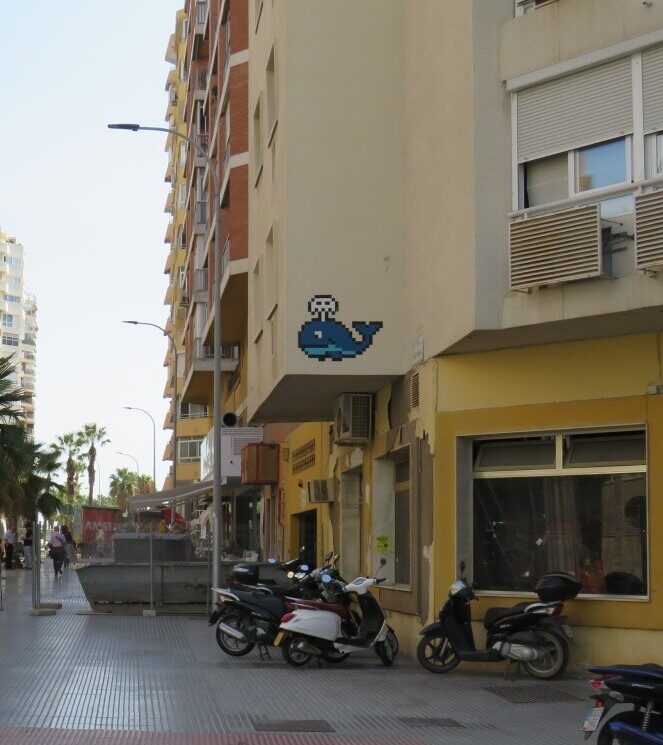 MLGA_06, Space Invader de Calle Vélez Málaga — Street art de Invader à Málaga
