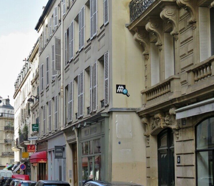 PA_1294, Space Invader de la rue de Penthièvre — Street art de Invader à Paris