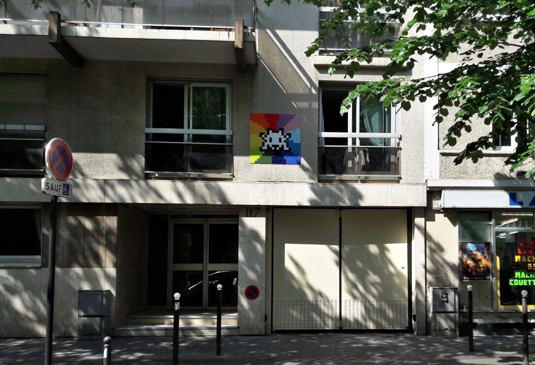 PA_1352, Space Invader de l'avenue de Choisy — Street art de Invader à Paris