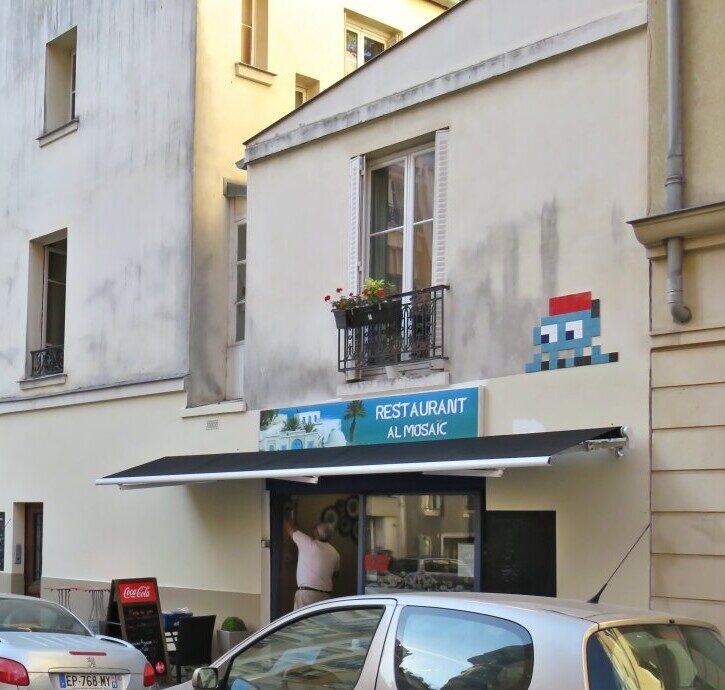 PA_1370, Space Invader on 1 rue Larrey — Street art by Invader in Paris