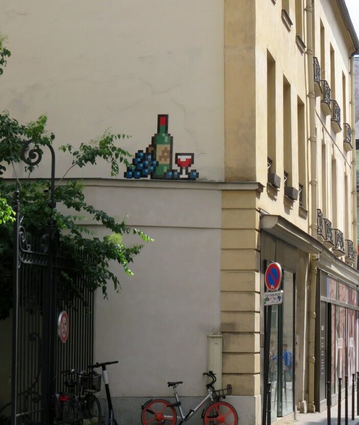 PA_1397, Space Invader de la rue d'Aguesseau — Street art de Invader à Paris