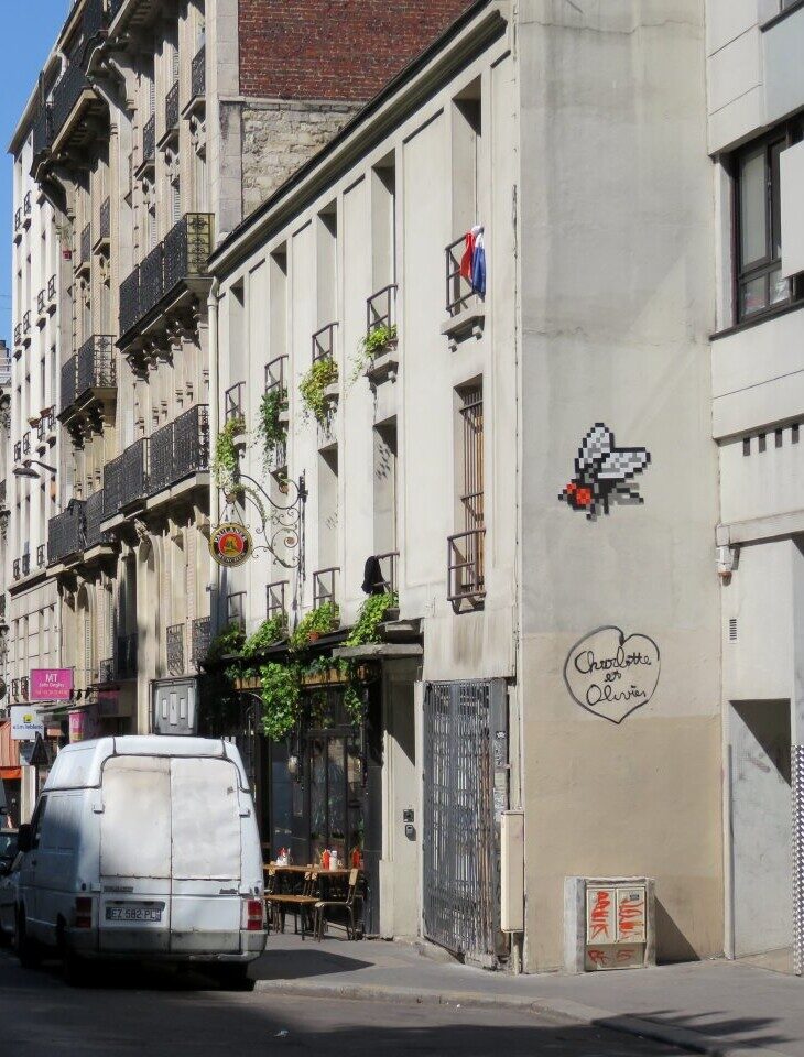 PA_1399, Space Invader de la rue Vauvenargues — Street art de Invader à Paris