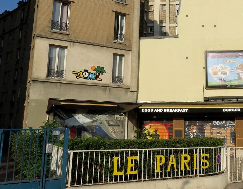 PA_1404, Space Invader du boulevard Diderot — Street art de Invader à Paris