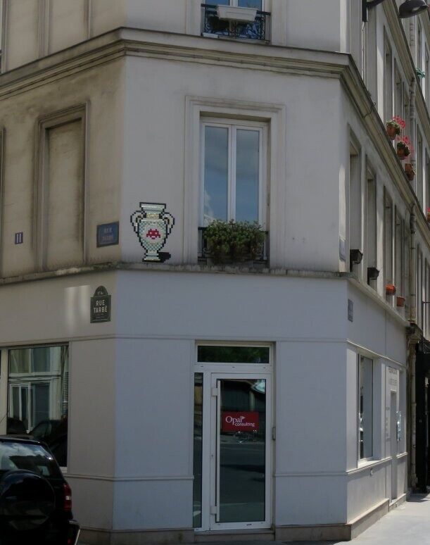 PA_1406, Space Invader de la rue Tarbé — Street art de Invader à Paris
