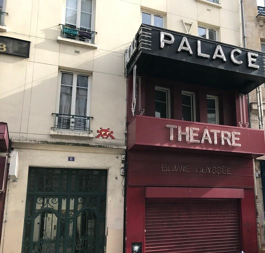PA_1459, Space Invader on Rue du Faubourg Montmartre — Street art by Invader in Paris