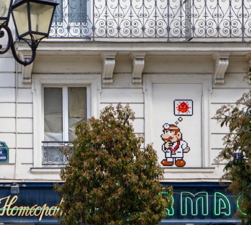 PA_1461, Space Invader de la rue de Charenton — Street art de Invader à Paris