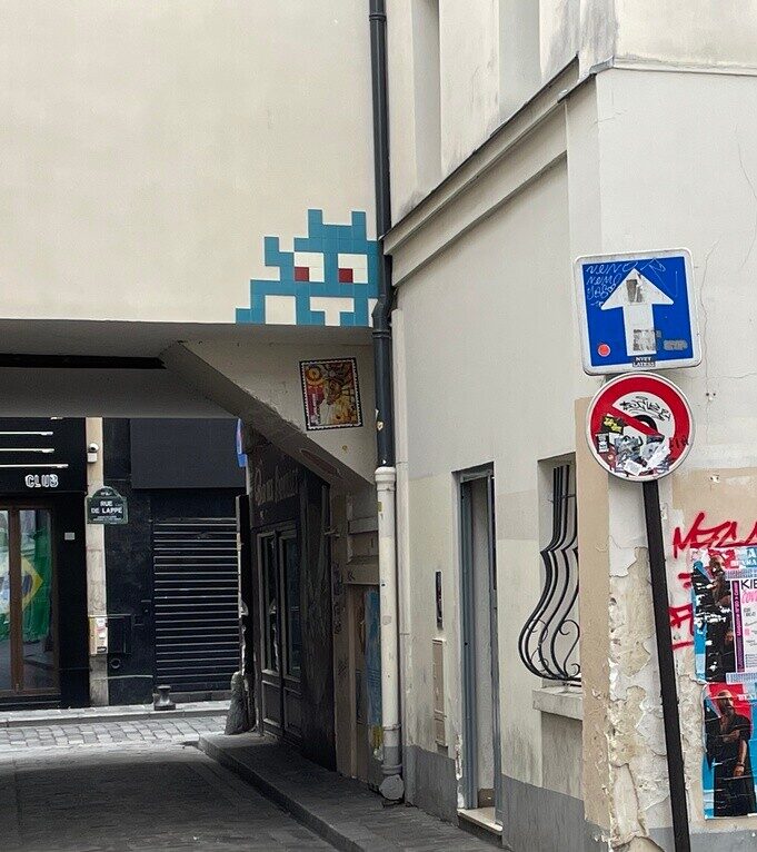 PA_1468, Space Invader de la rue de Lappe — Street art de Invader à Paris