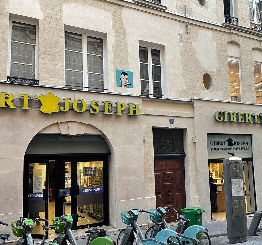 PA_1478, Space Invader on 5 Rue Pierre Sarrazin — Street art by Invader in Paris