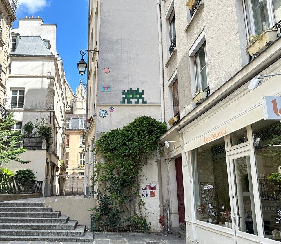 PA_1485, Space Invader de la rue Saint-Bon — Street art de Invader à Paris