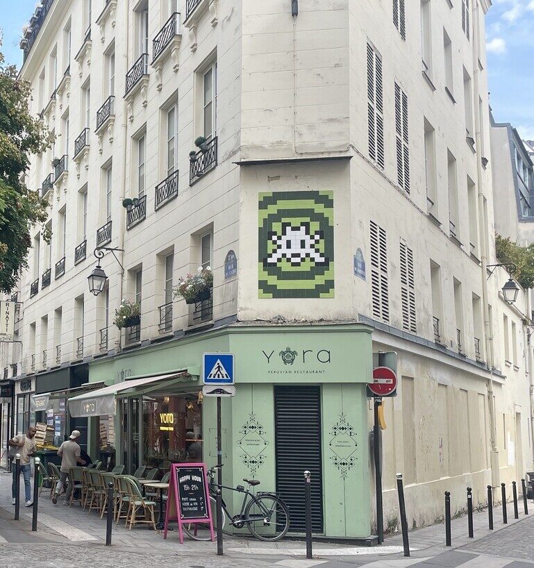 PA_1510, Space Invader de la rue de Damiette — Street art de Invader à Paris