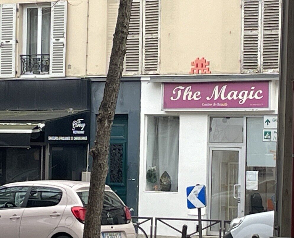 PA_1526, Space Invader du boulevard Garibaldi — Street art de Invader à Paris