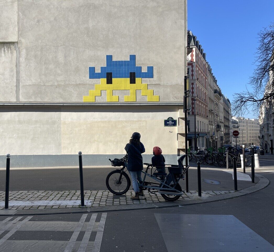 PA_1535, Space Invader de la rue Pirandello — Street art de Invader à Paris