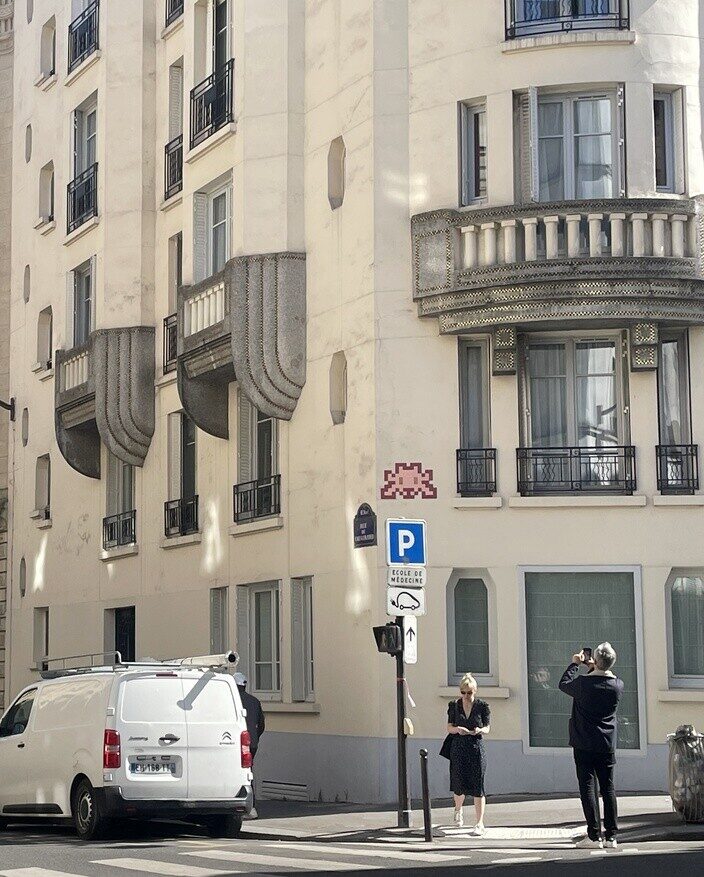 PA_1539, Space Invader de la rue Monsieur le Prince — Street art de Invader à Paris