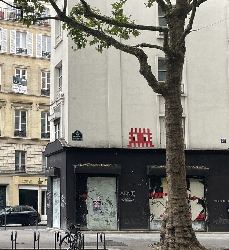 PA_1546, Space Invader de la rue Vignon — Street art de Invader à Paris
