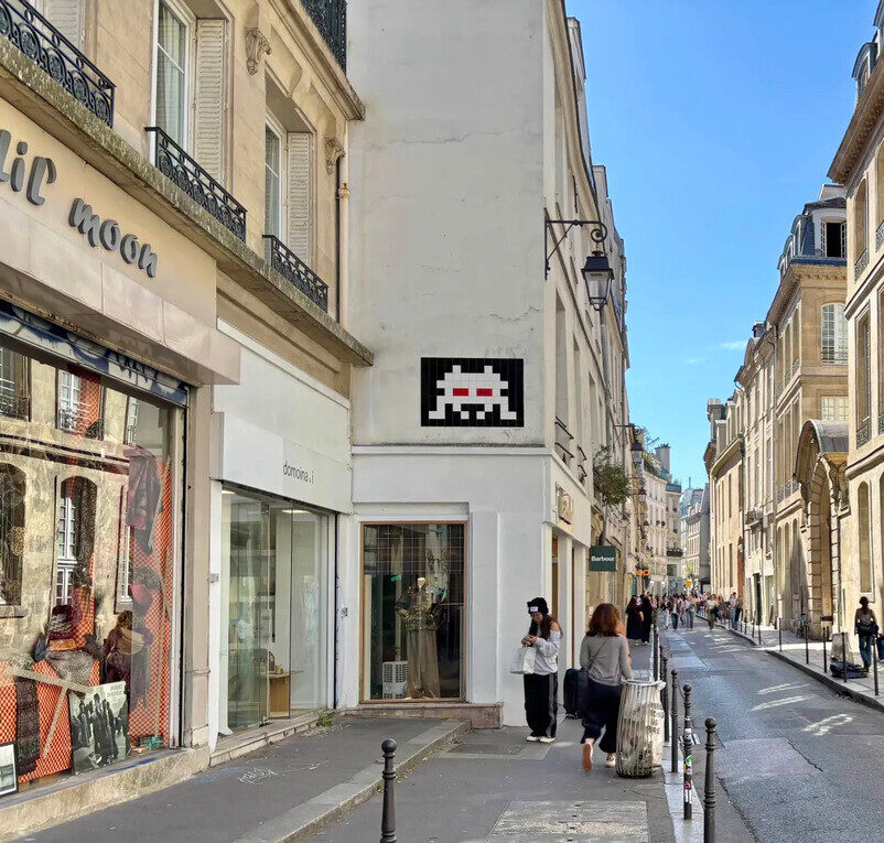 PA_1552, Space Invader de la rue du Temple — Street art de Invader à Paris