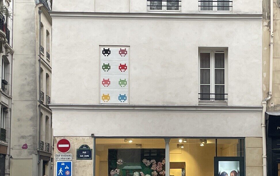 PA_1553, Space Invader de la rue Quincampoix — Street art de Invader à Paris
