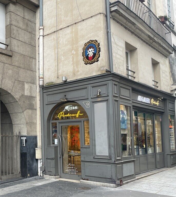 PA_1557, Space Invader de la rue Dauphine — Street art de Invader à Paris