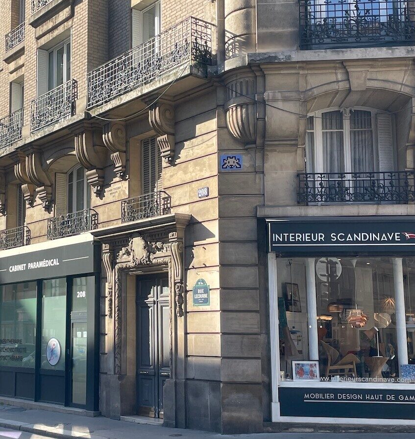 PA_1534, Space Invader de la rue Lecourbe — Street art de Invader à Paris
