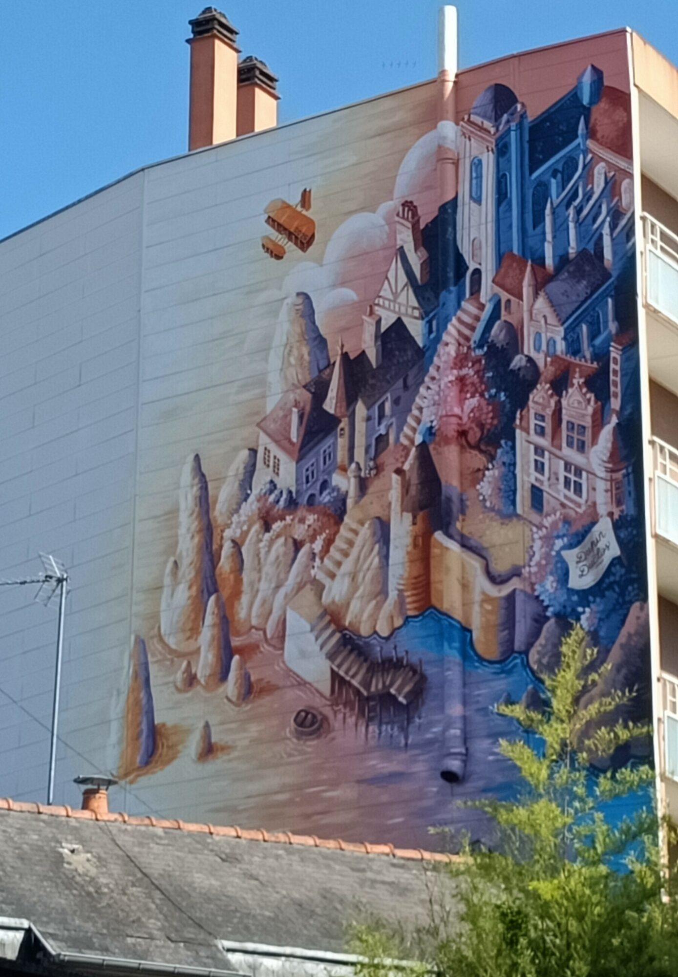 Le Mans Saint-Michel par Dupin & Duclos — Street art de Dupin & Duclos à Le Mans