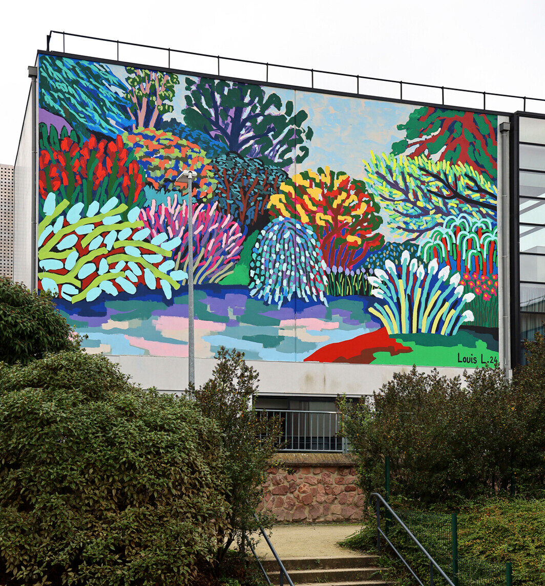 The Hill of Birds — Street art by 3TTMAN in Caen