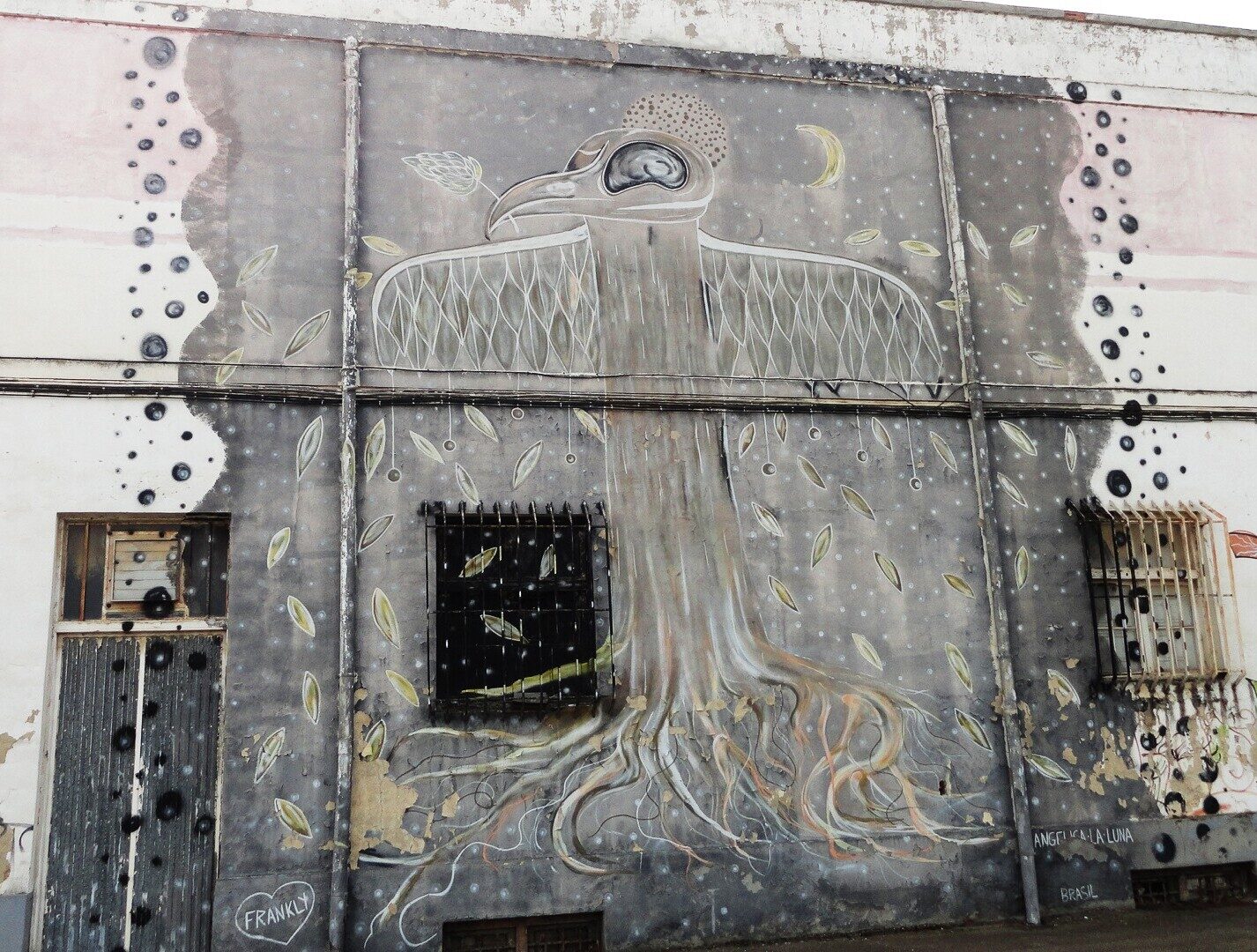 Death and Life of Severino — Street art by Angélica la Luna in La Bañeza
