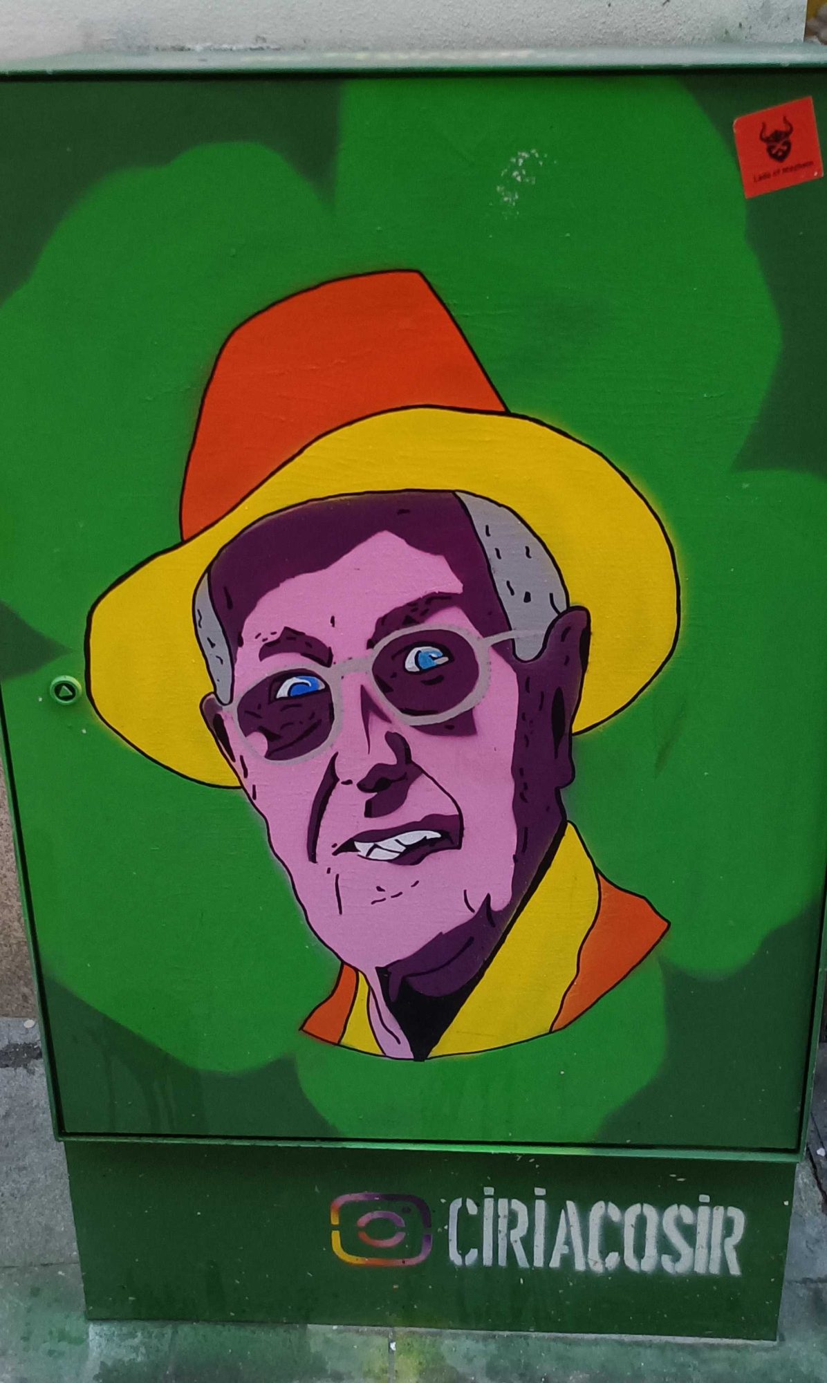 Portrait pop art par Ciriacosir — Street art à Porto