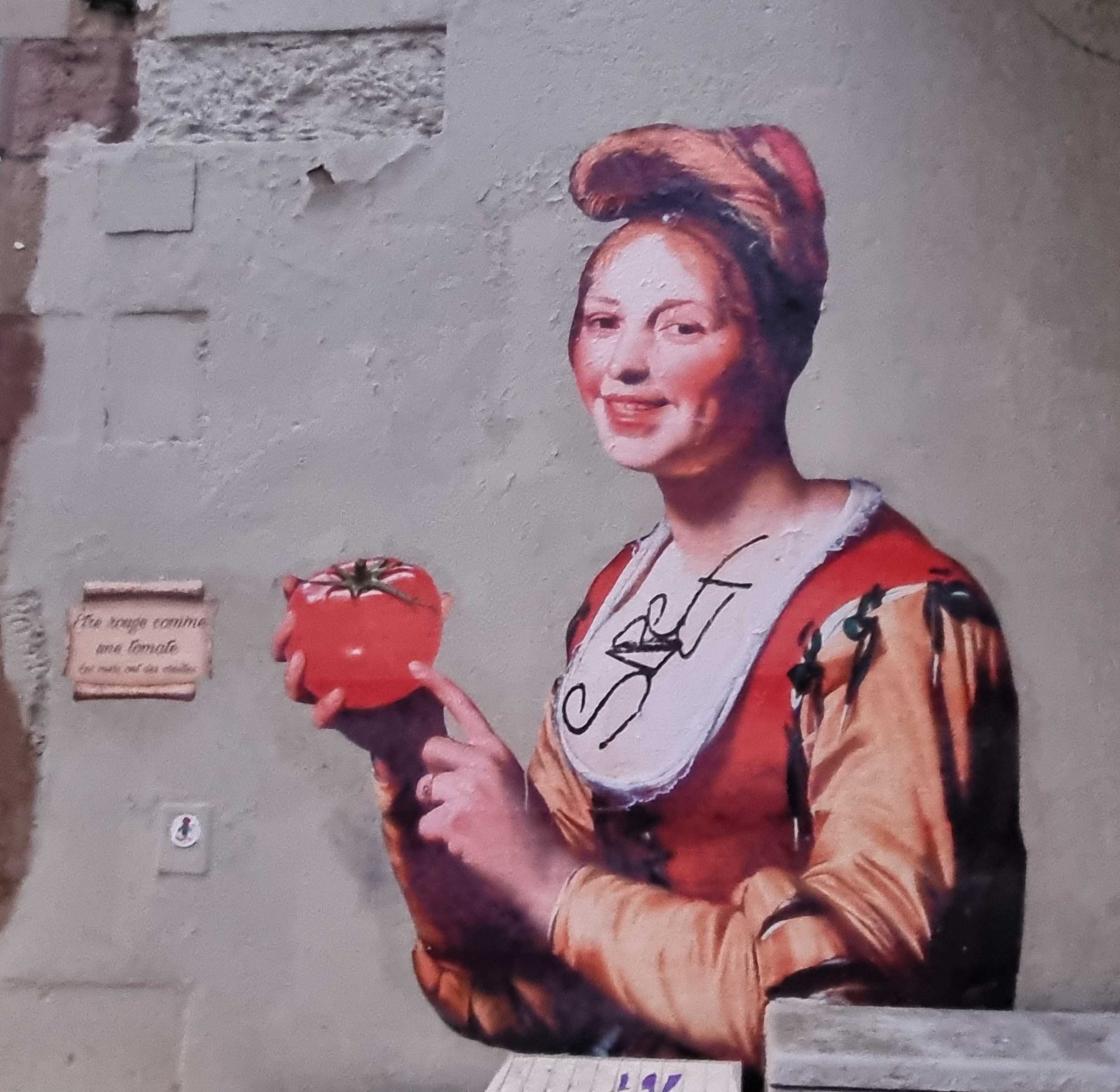 Être rouge comme une tomate — Street art à Strasbourg