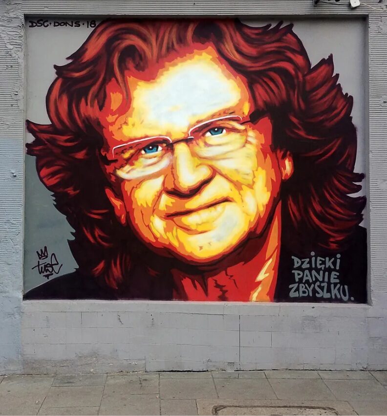 Thank you Mr Zbyszek — Street art by Tuse in Gdańsk