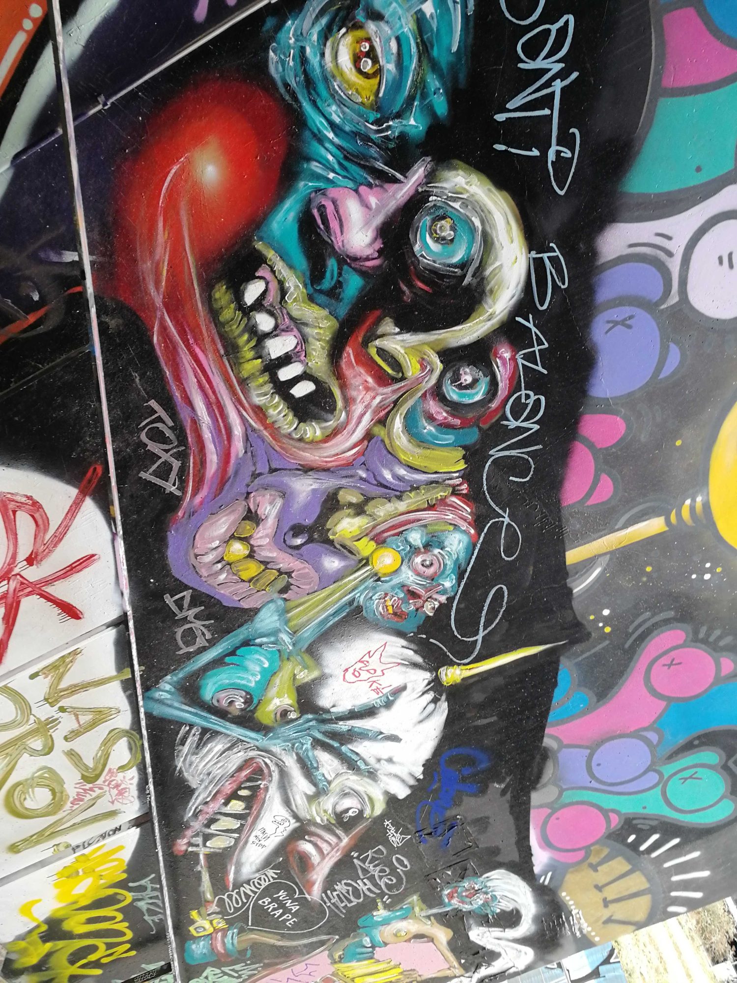 Many-Faced Monster — Street art in Paris