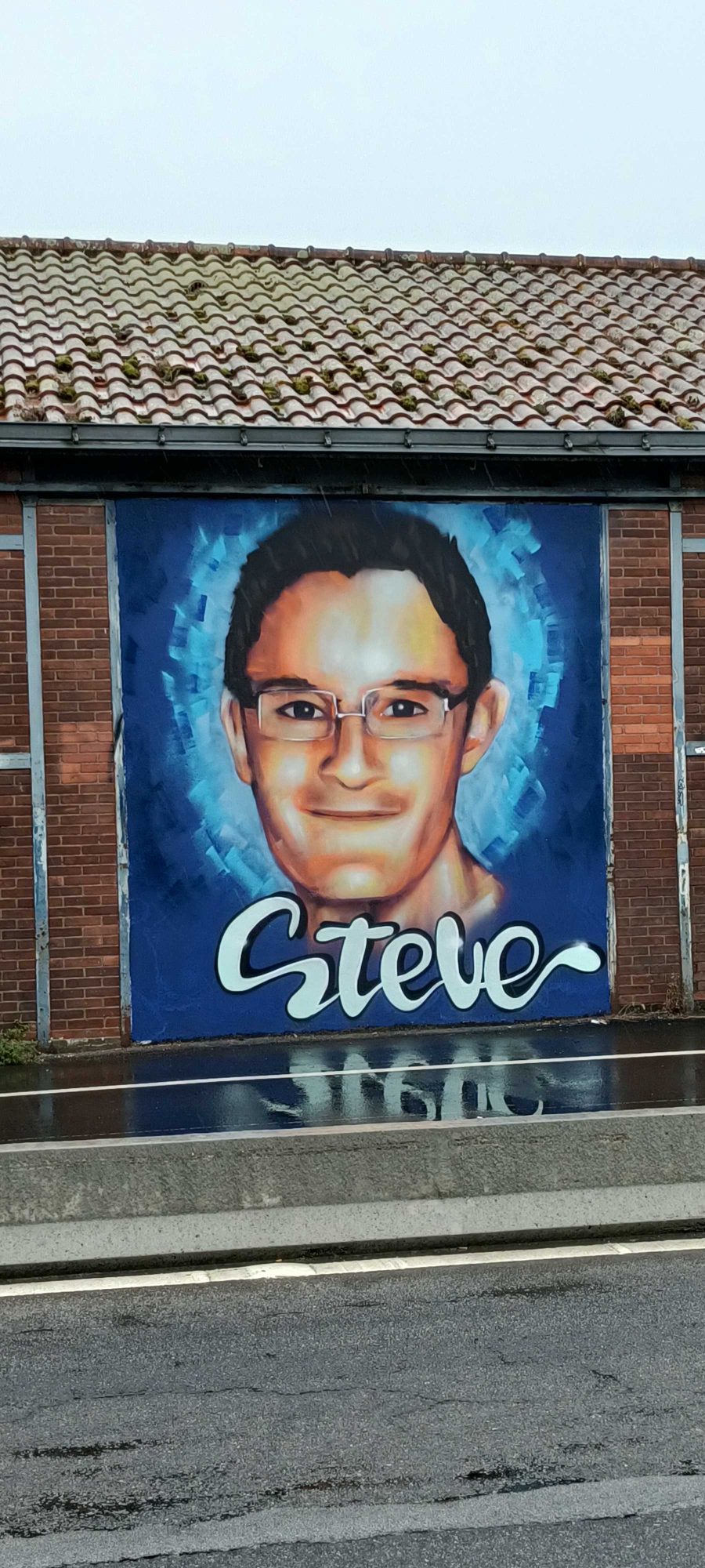 Portrait hommage Steve — Street art à Nantes