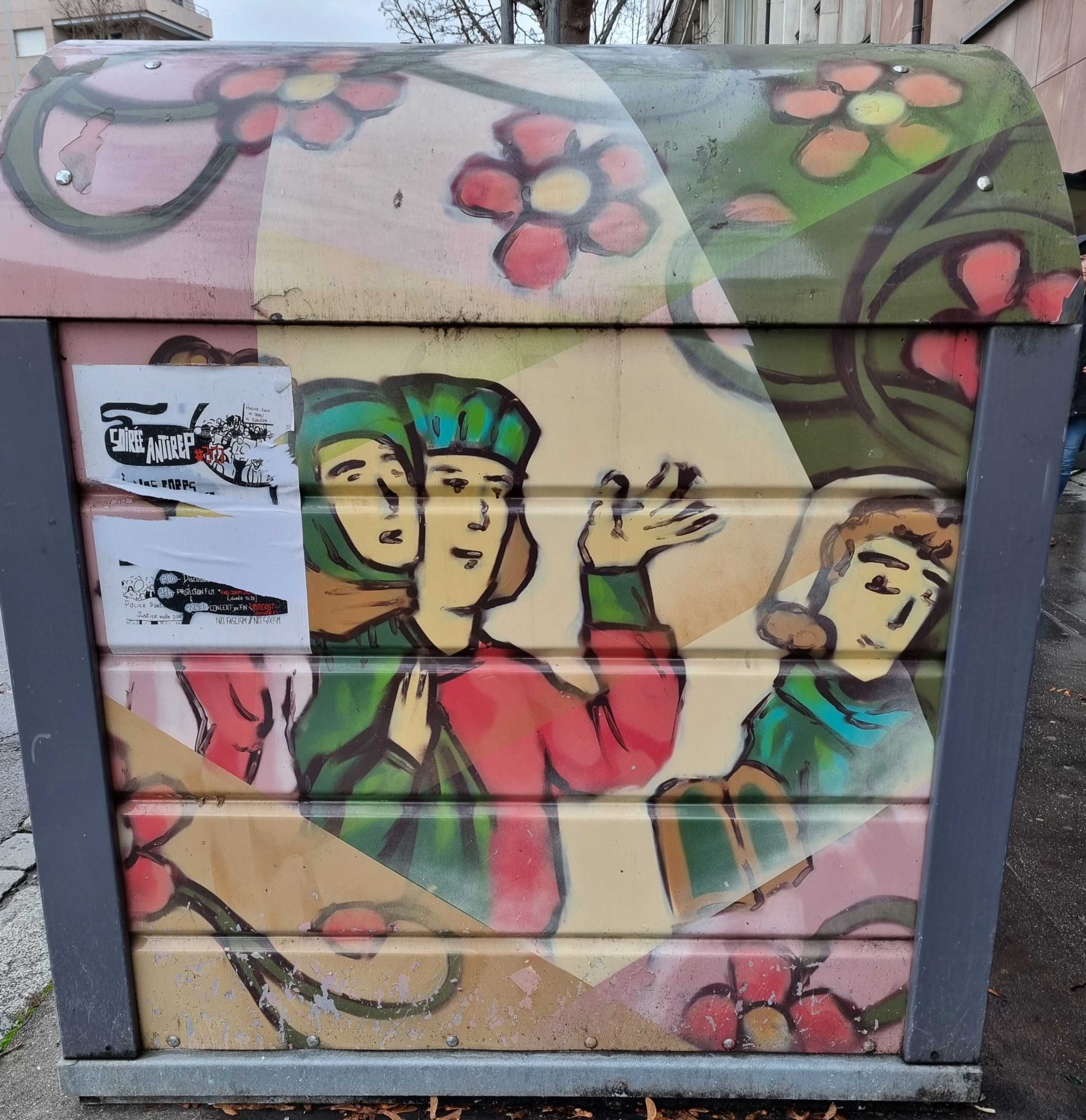 Scène alsacienne médiévale — Street art à Strasbourg