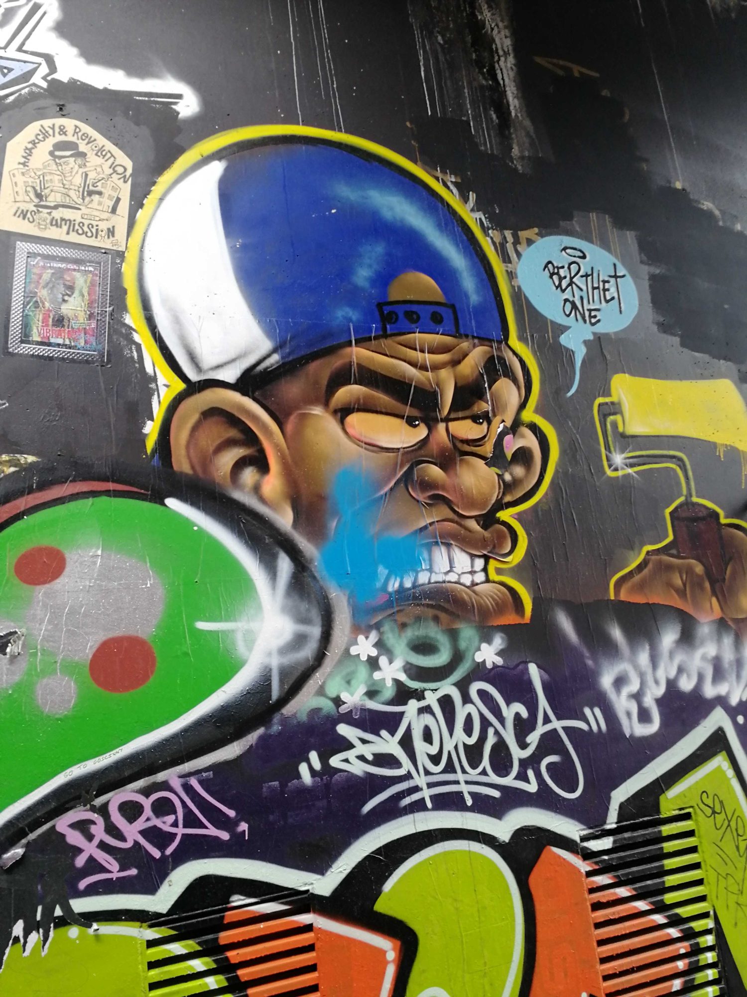Caricatured Portrait - Berthet One — Street art in Paris
