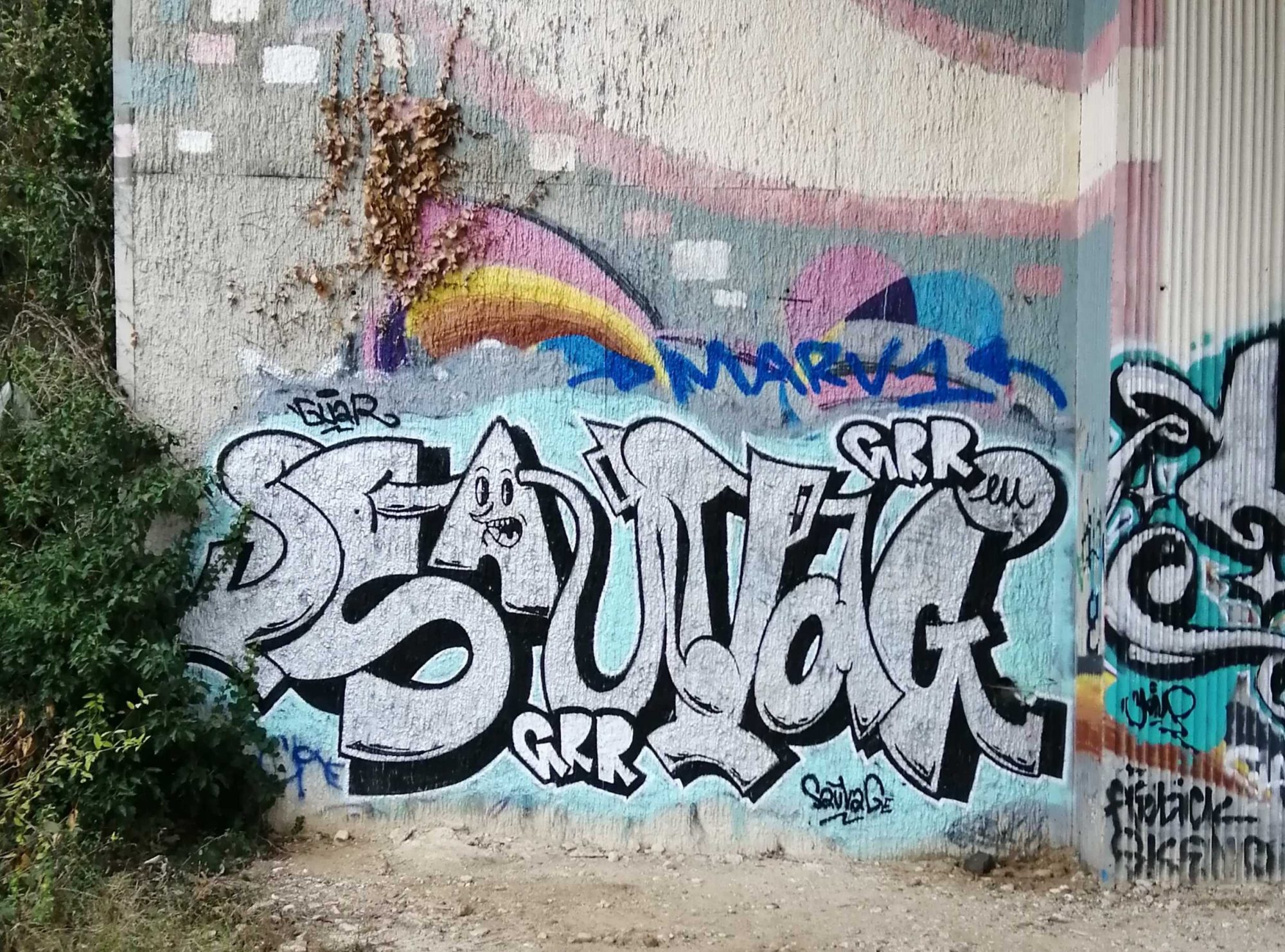 Sautag GRR Tag, Maurecourt — Street art in Maurecourt