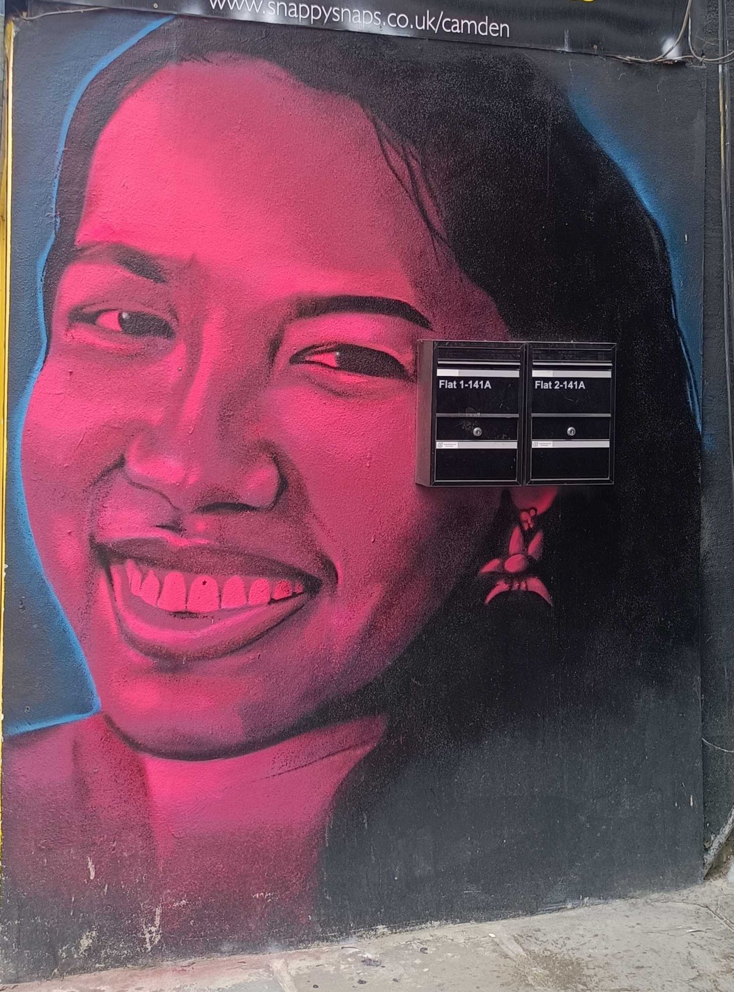 David Speed Pink — Street art by David Speed in London