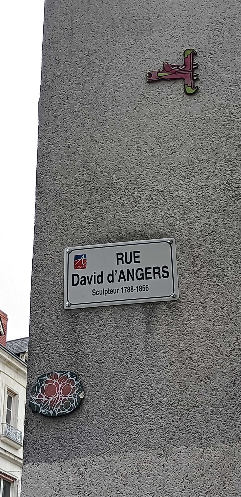 Stickers de Oré, Rue David d'Angers — Street art de Oré, Fast Freak à Angers